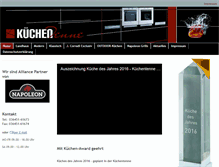 Tablet Screenshot of kuechentenne.de